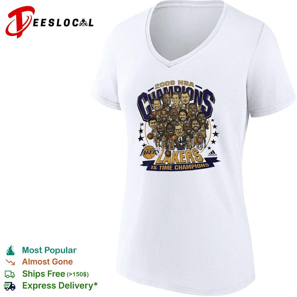 2009 NBA Champions Los Angeles Lakers 15 Time Champions shirt Unisex