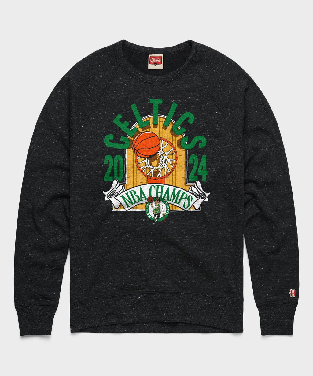 2024 NBA Champions Boston Celtics Crewneck Unisex