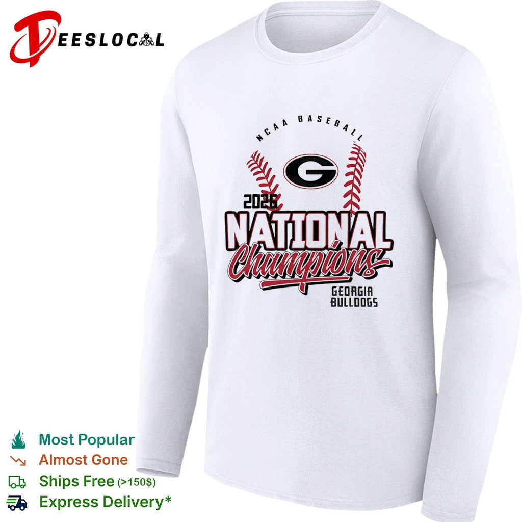 2026 Georgia Bulldogs NCAA Baseball National Champions Georgia Bulldogs shirt Unisex