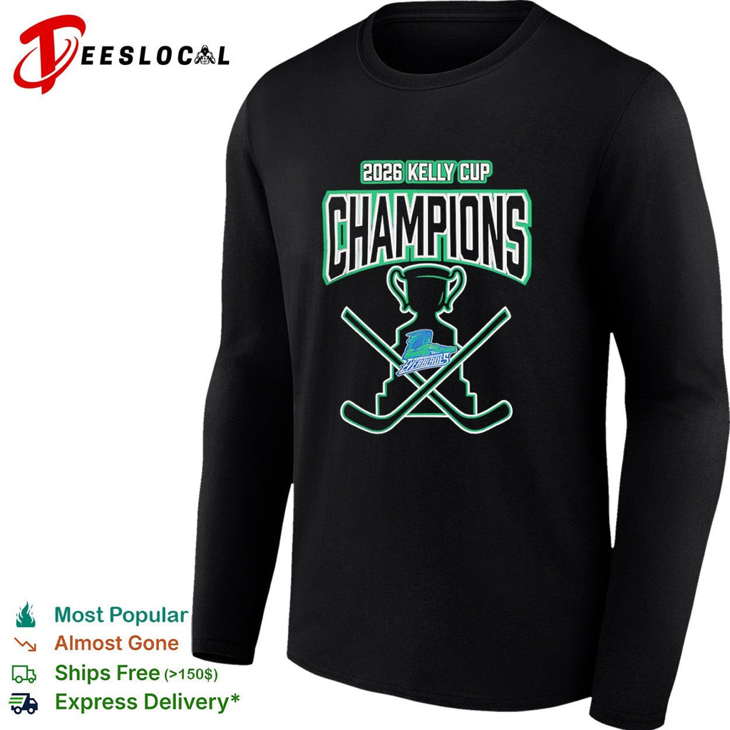 2026 Kelly Cup Champions Florida Everblades Hockey Team Trophy Logo Event shirt Unisex