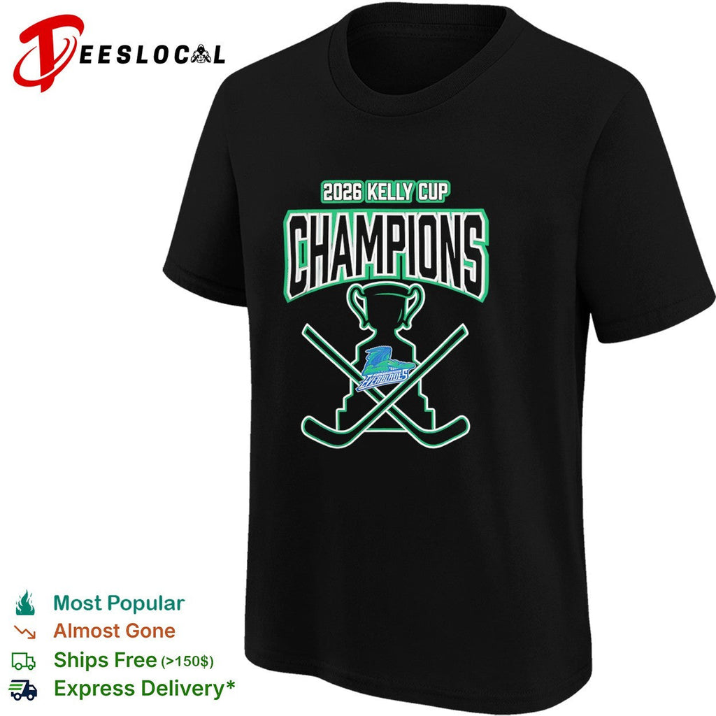 2026 Kelly Cup Champions Florida Everblades Hockey Team Trophy Logo Event shirt Unisex