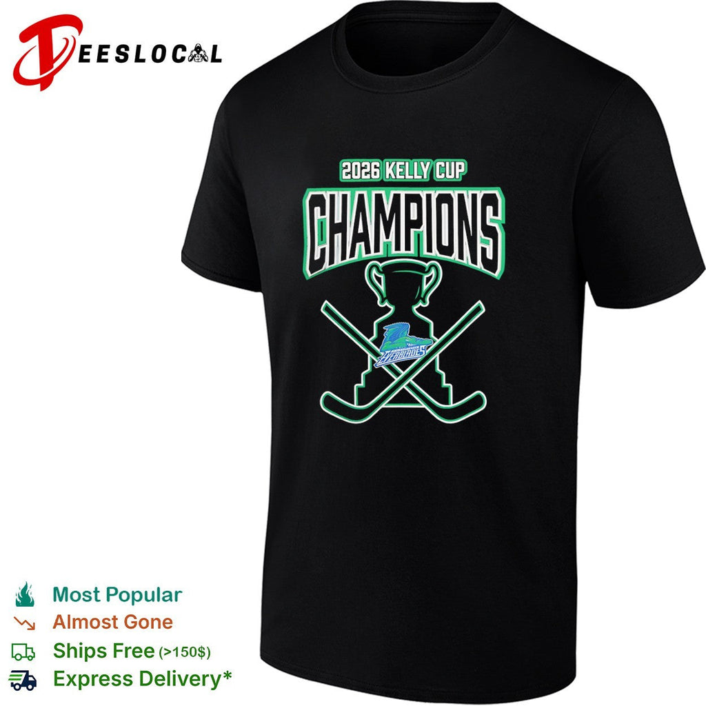 2026 Kelly Cup Champions Florida Everblades Hockey Team Trophy Logo Event shirt Unisex