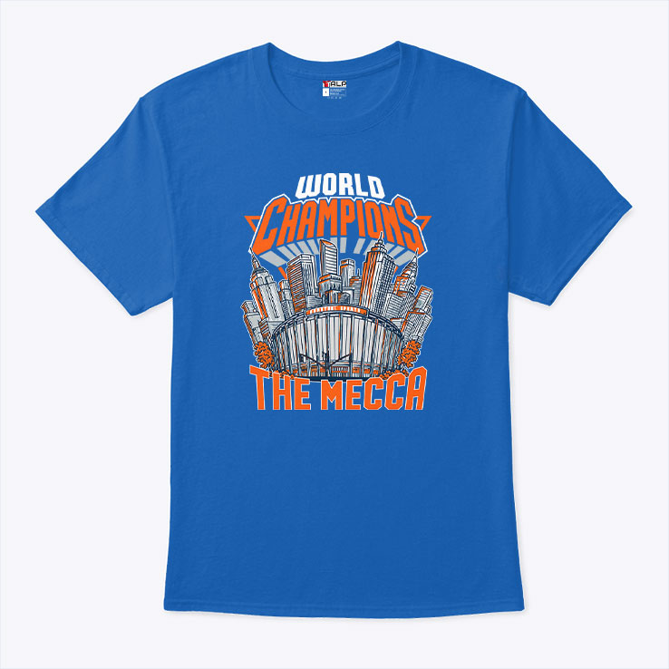 2026 Knicks World Champions The Mecca T Shirt Unisex