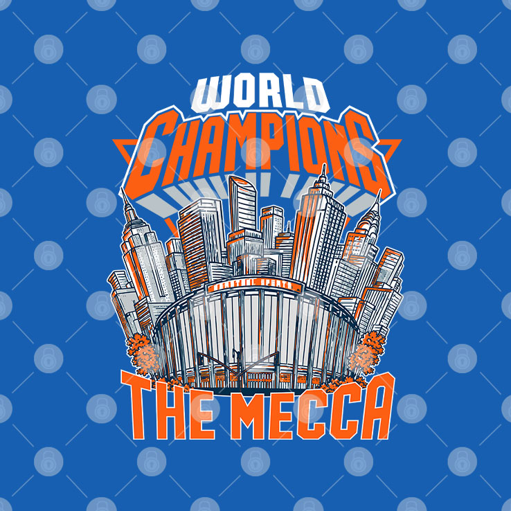 2026 Knicks World Champions The Mecca T Shirt Unisex