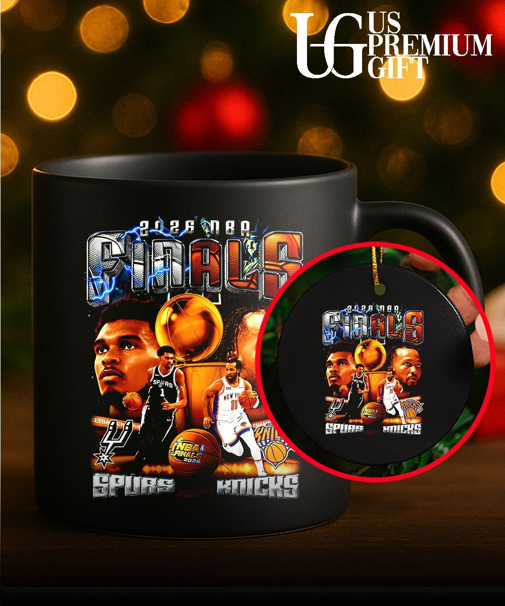2026 NBA Finals Victor Wembanyama Spurs and Jalen Brunson Knicks basketball shirt Unisex