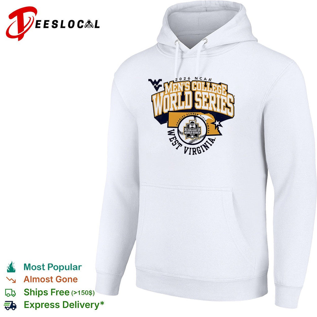 2026 NCAA Men’s College World Series West Virginia Mountaineers Omaha baseball shirt Unisex
