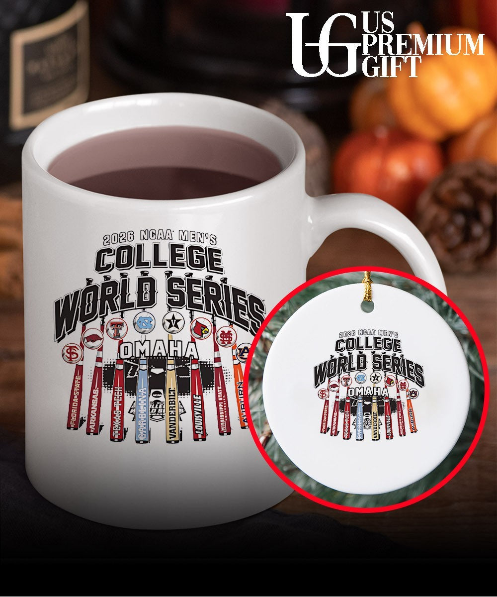 2026 NCAA Men’s college World Series 8 team bats Unisex