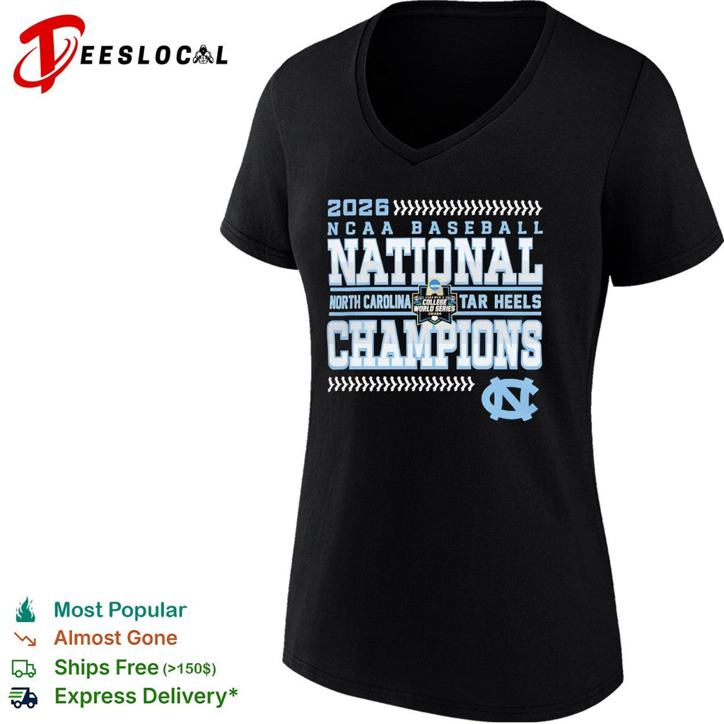 2026 North Carolina Tar Heels NCAA Baseball National Champions shirt Unisex