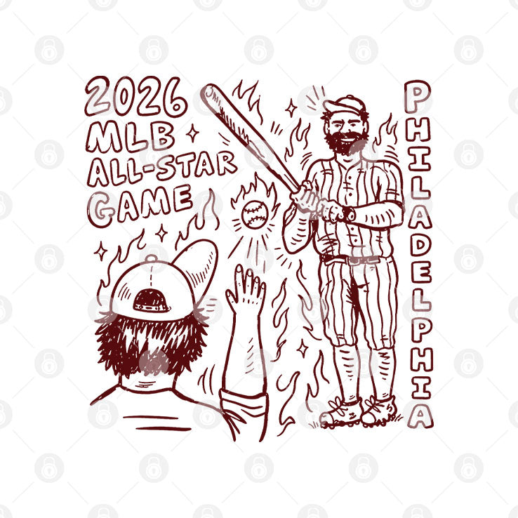 2026 Philadelphia Baseball All Star Game T Shirt Unisex