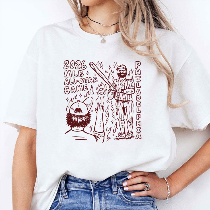 2026 Philadelphia Baseball All Star Game T Shirt Unisex