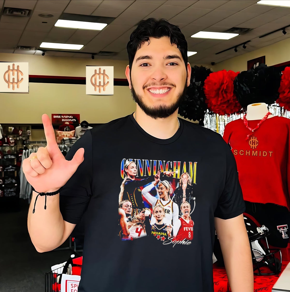 2026 Sophie Cunningham Indiana Pointing Girl Shirt Unisex