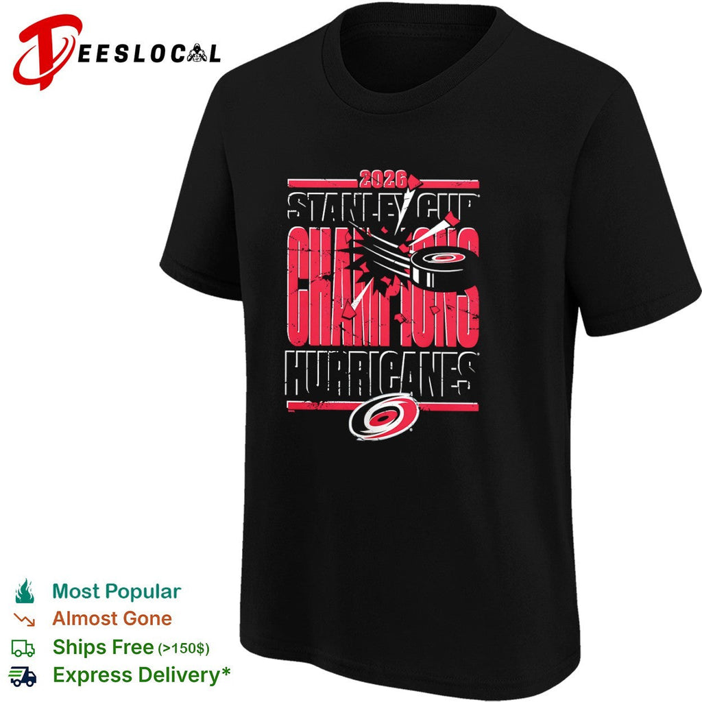 2026 Stanley Cup Champions Carolina Hurricanes ice hockey shirt Unisex