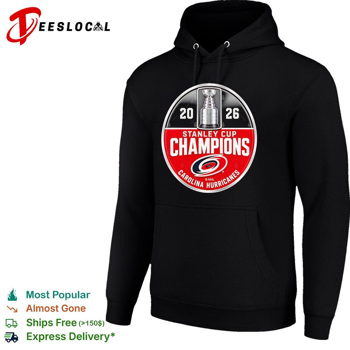 2026 Stanley Cup Champions Carolina Hurricanes logo shirt Unisex