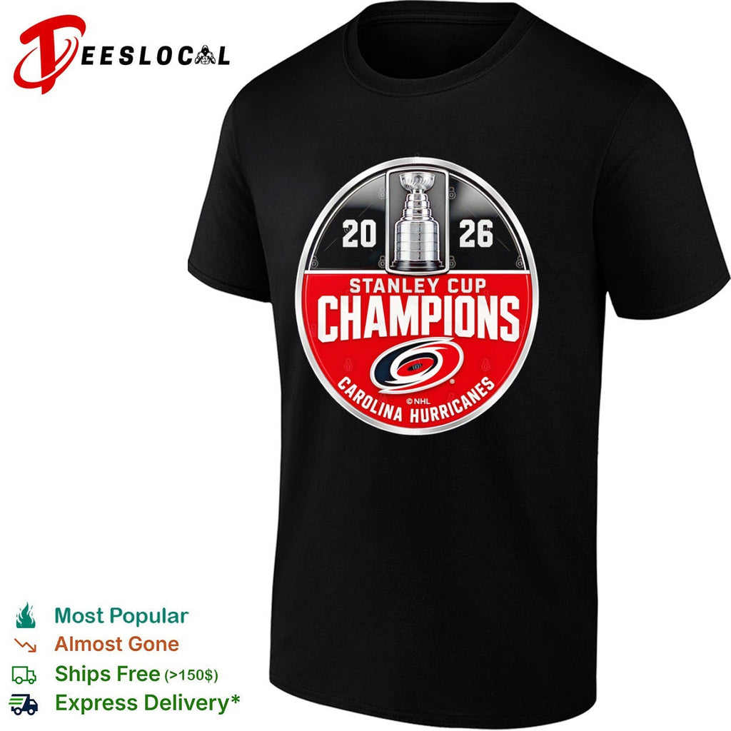 2026 Stanley Cup Champions Carolina Hurricanes logo shirt Unisex