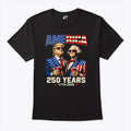 250 Years America Anniversary Trump Washington T Shirt Unisex