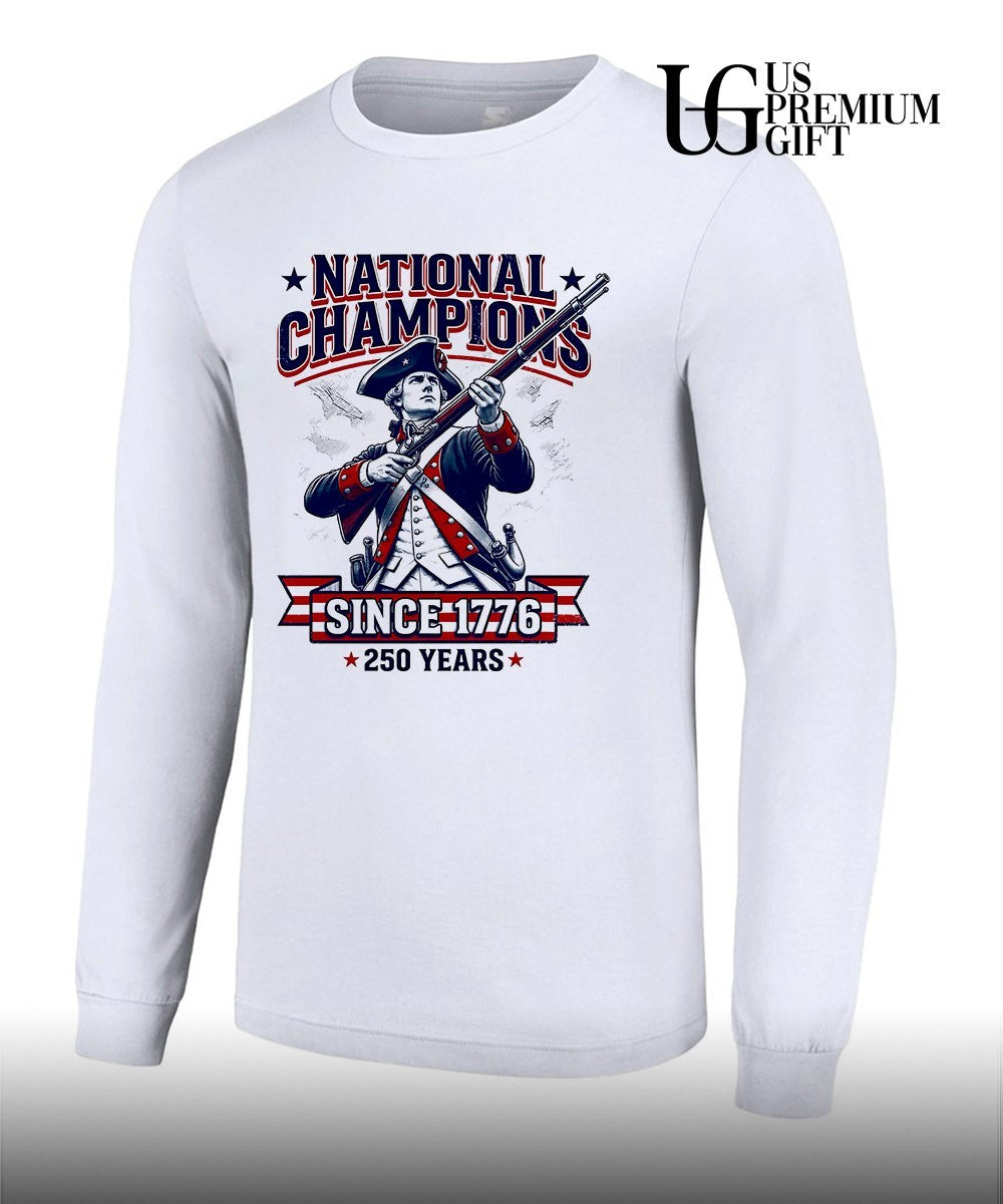 250 Years American Revolutionary War Patriot National Champions since 1776 shirt Unisex