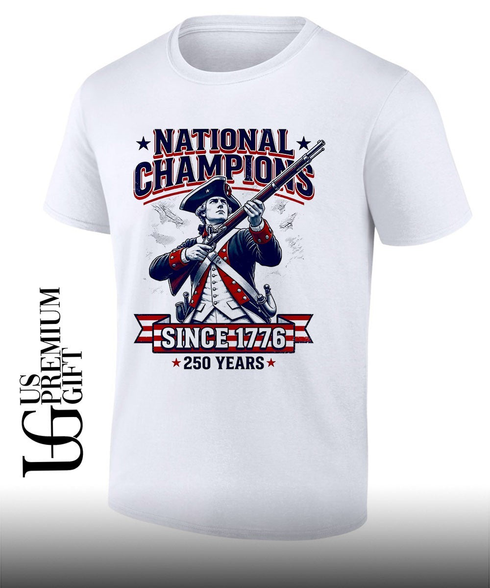 250 Years American Revolutionary War Patriot National Champions since 1776 shirt Unisex