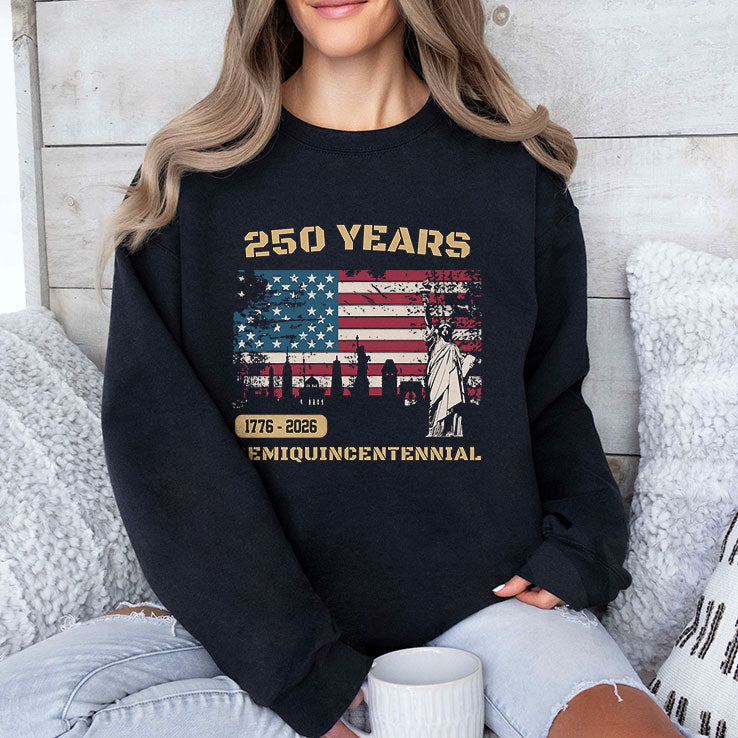 250 Years Of America 1776 2026 Semiquincentennial T Shirt Unisex