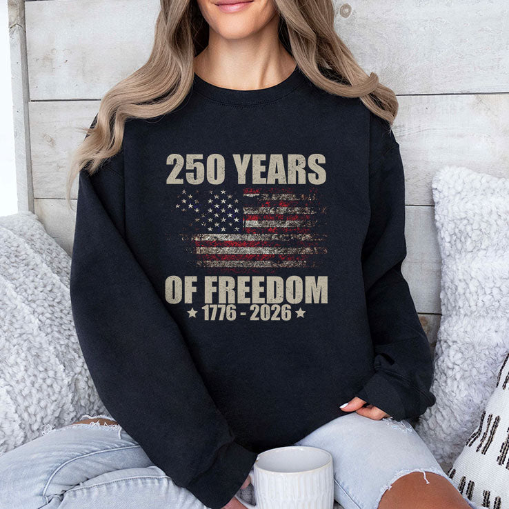 250 Years Of Freedom 1776 2026 Shirt Unisex