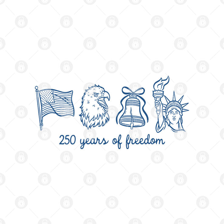 250 Years Of Freedom American Flag Eagle Liberty T Shirt Unisex