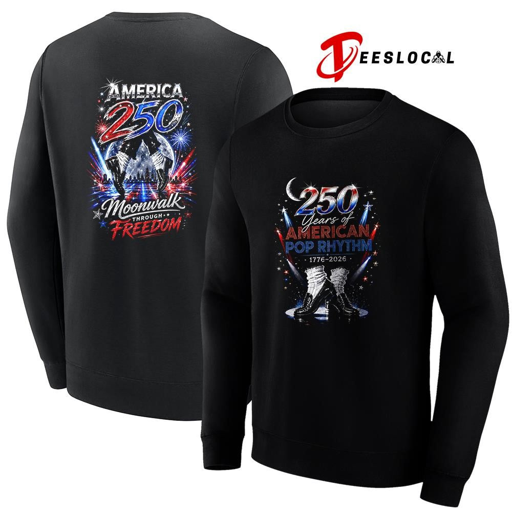 250 years of American Pop rhythm moonwalk through freedom shirt Unisex