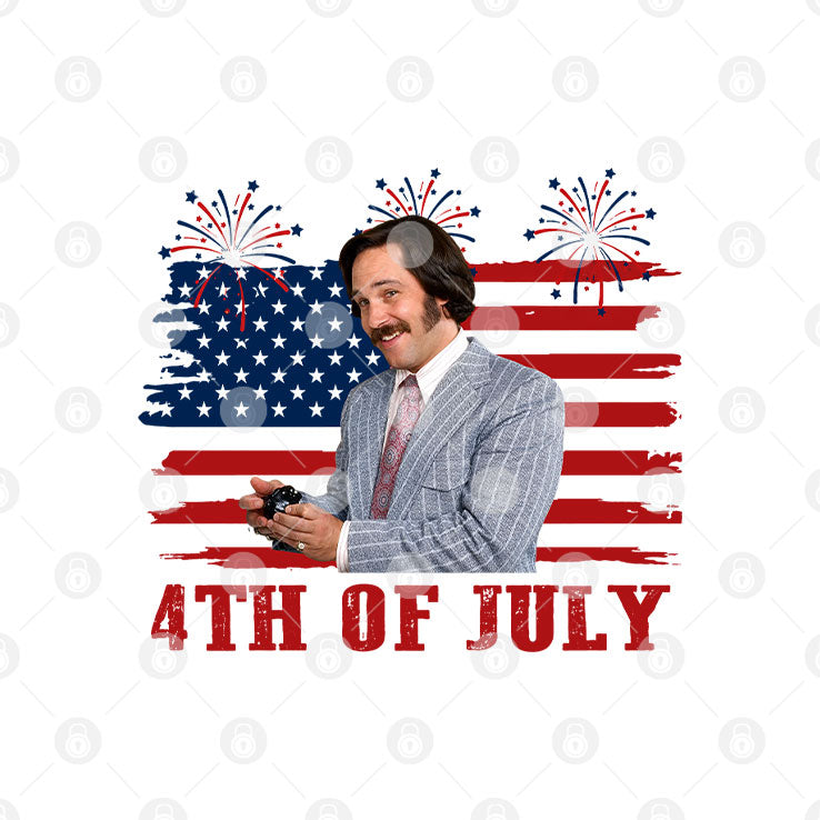 Brian FanBrian Fantana Time To Musk Up Funny Anchorman 4th of July T Shirt Unisex