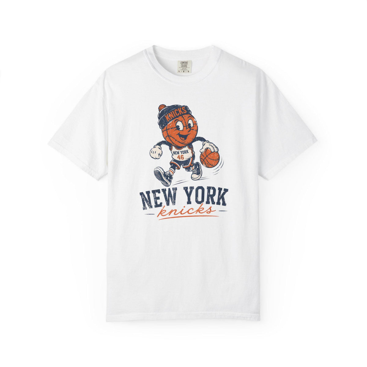 York Knicks Vintage Mascot Basketball Team Tee Unisex