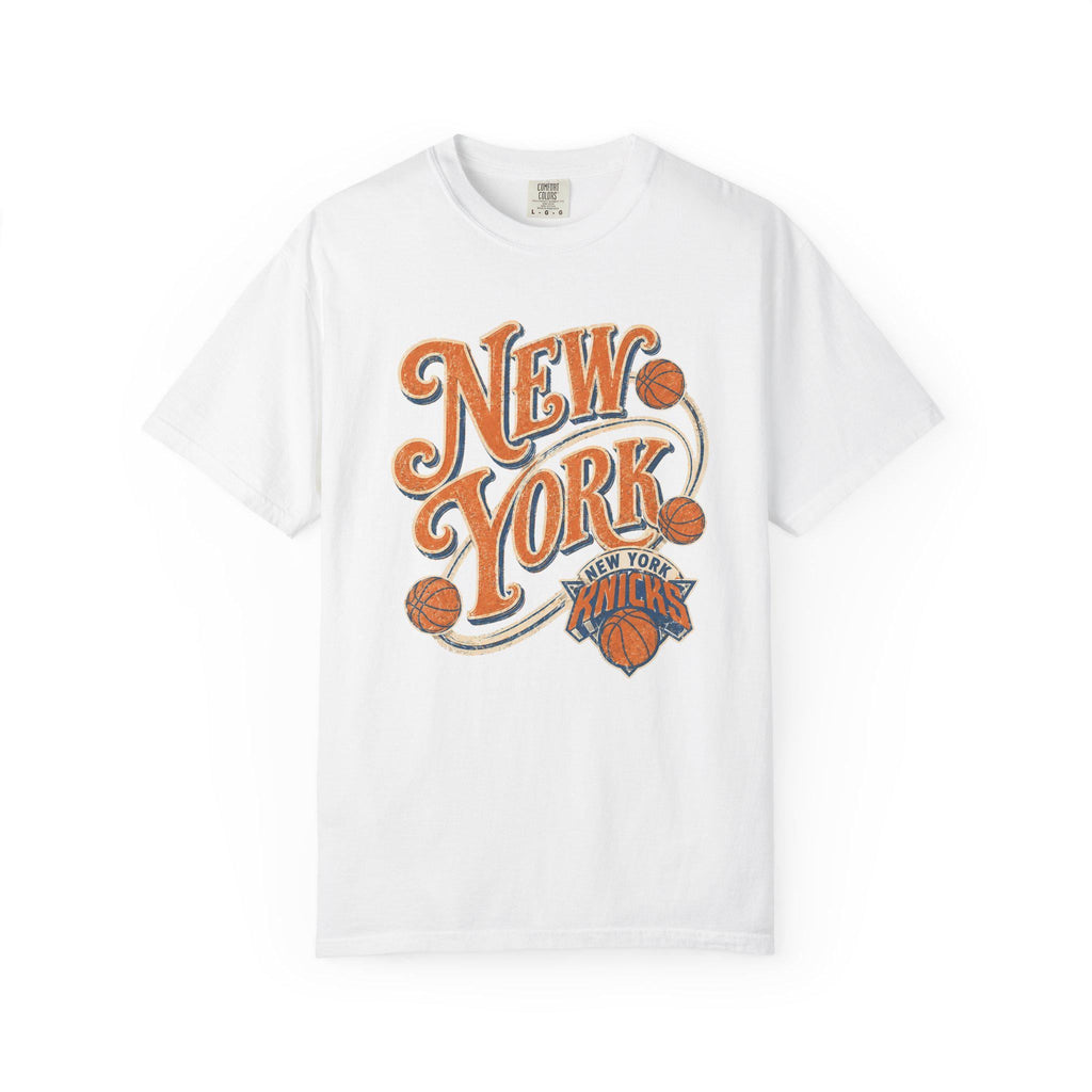 Vintage York Knicks Script Basketball Nba Team Tee Unisex