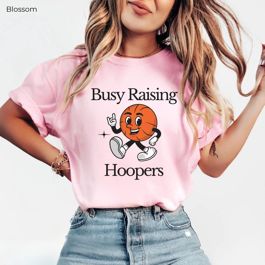 Retro Basketball Basketball Mom Basketball Dad Basketball Family Busy Raising Hoopers Sports Mom Vintage Basketball
