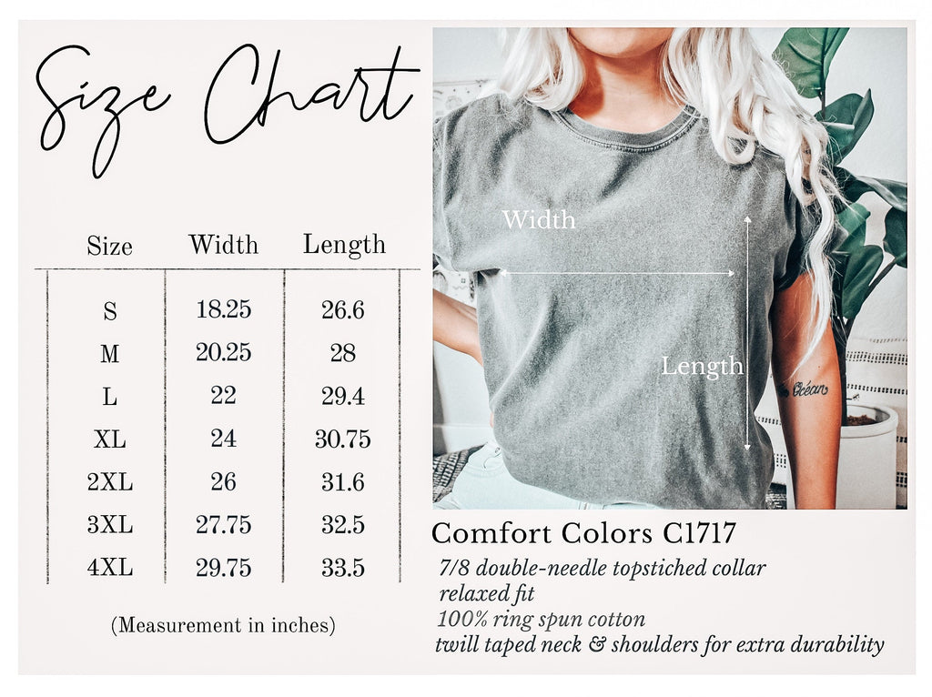 Boho Wildflower Comfort Colors Spring Floral Tee Unisex