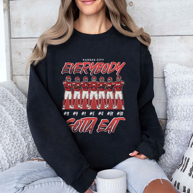 Rashee Rice Kansas City Everybody Gotta Eat T Shirt Unisex