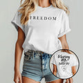 Freedom Echoing Her Battle Cry Erika Kirk T Shirt Unisex