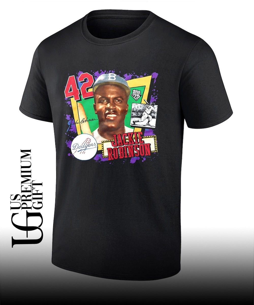 Jackie Robinson Los Angeles Dodgers baseball vintage shirt Unisex