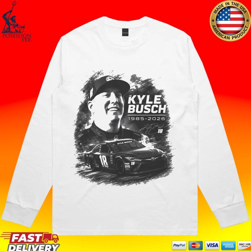 Rip Kyle Busch 18 1985 2026 Signature Unisex