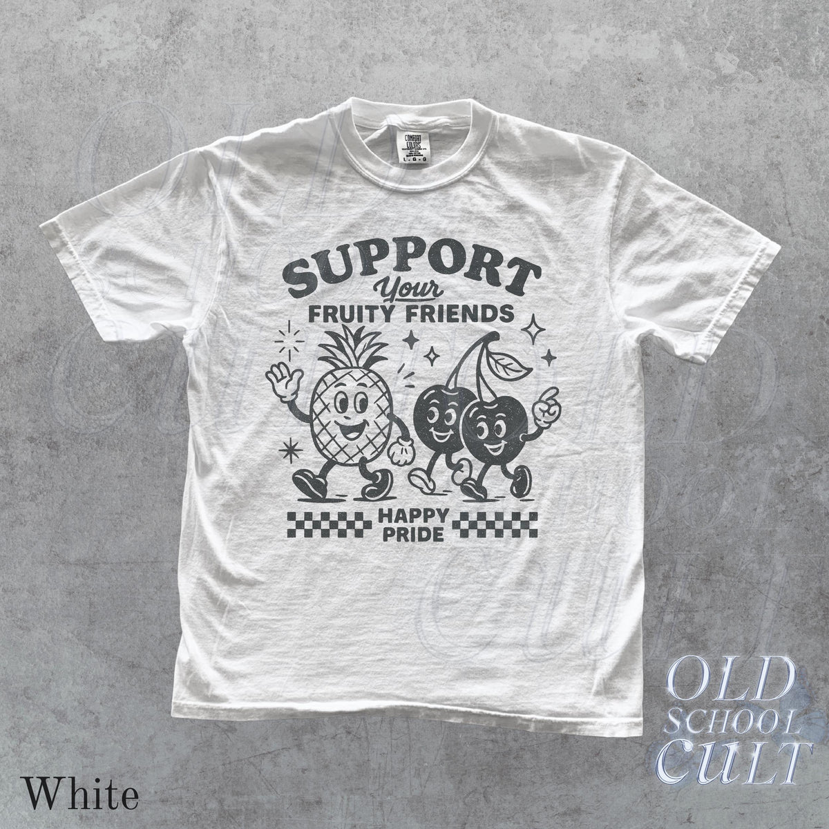 Fruity Friends Lgbtqia Pride Gay Rights Pride Rainbow Pride Parade Lgbtq Support Lesbian Comfort Colors