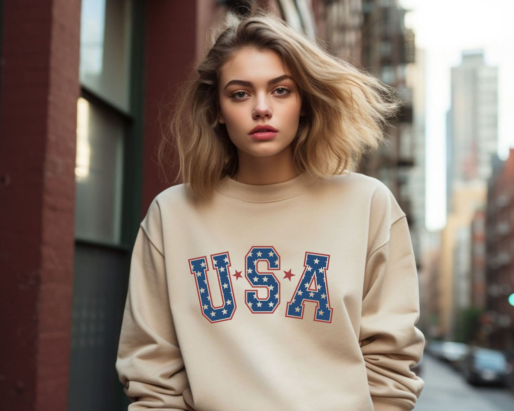 Retro Usa 4th July American Retro Usa Oversized Tee Merica Usa Tee