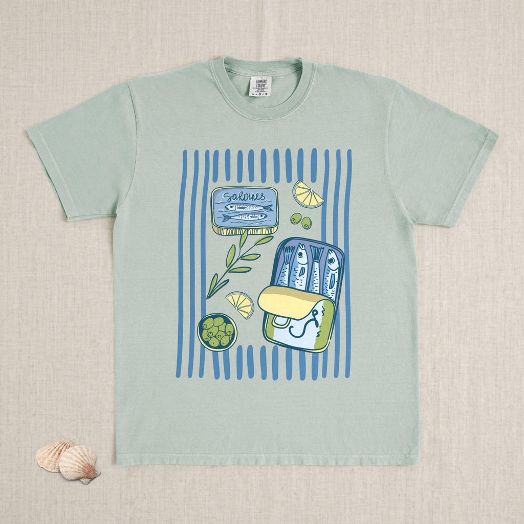 Sardines Tin Coastal Food Mediterranean Seafood Unisex