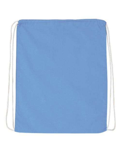 Q-Tees Economical Cotton Drawstring Bag