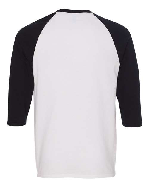 Gildan Unisex Heavy Cotton™ Raglan Three-Quarter Sleeve T-Shirt