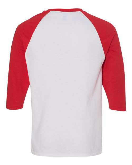 Gildan Unisex Heavy Cotton™ Raglan Three-Quarter Sleeve T-Shirt