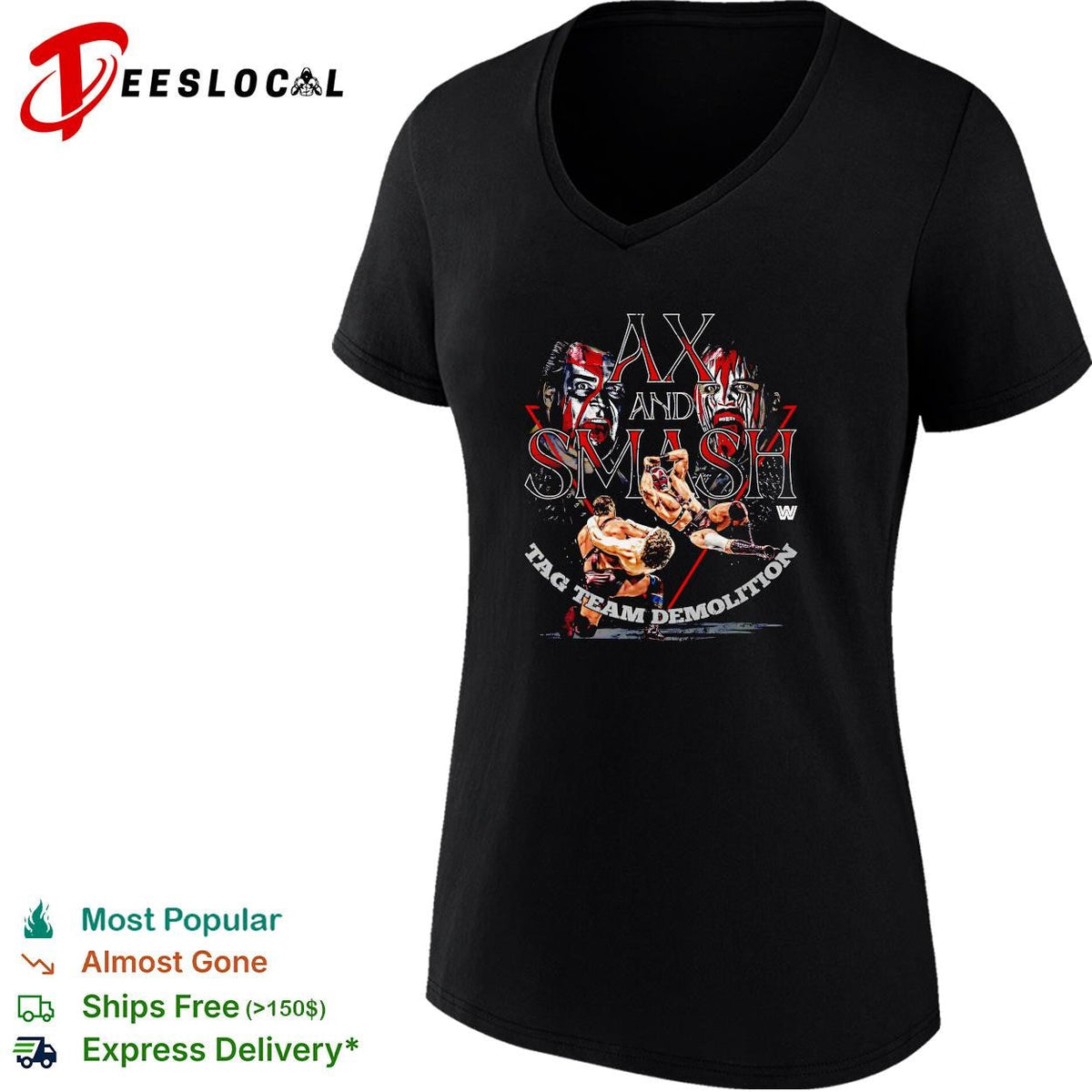 Demolition Ax and Smash wrestling duo poster shirt Unisex