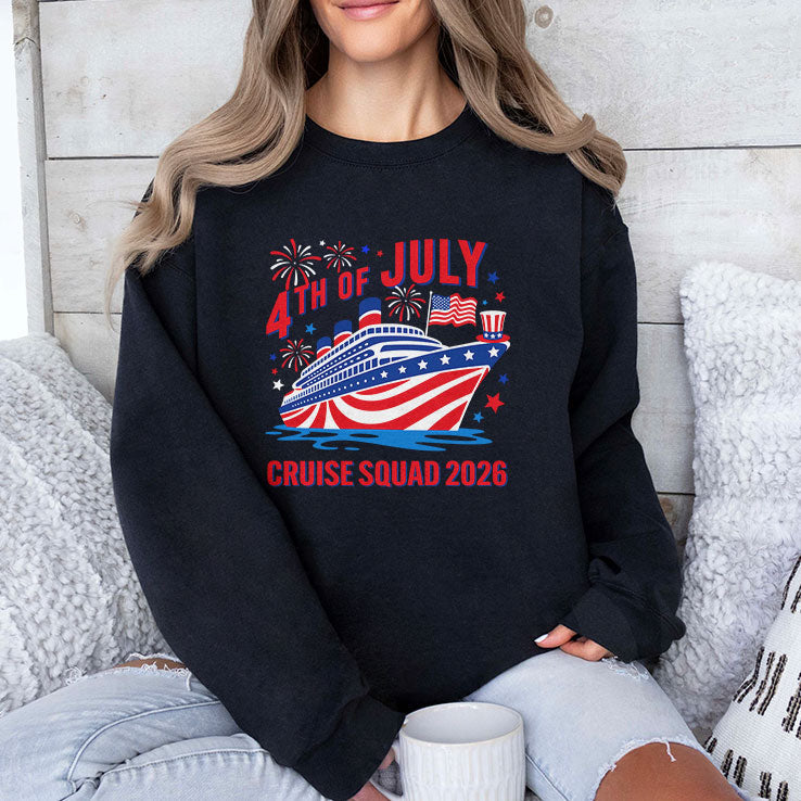 4th Of July Cruise Squad 2026 T Shirt Unisex