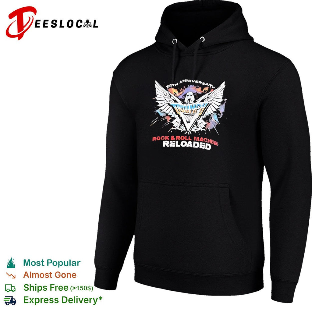 50th Anniversary Rock and Roll Machine Reloaded eagle shirt Unisex