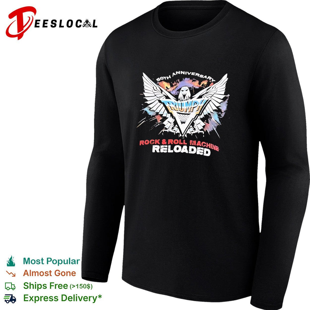 50th Anniversary Rock and Roll Machine Reloaded eagle shirt Unisex