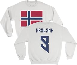 Norway Pride Haaland 9 Two-Sided Jersey Style Unisex Crewneck Unisex