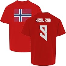 Norway Pride Haaland 9 Two-Sided Jersey Style Youth Unisex Unisex