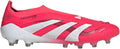 Elite Laceless Artificial Grass Soccer Cleats - Red Unisex