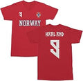 Norway Haaland 9 Inspired Soccer Jersey Style Unisex Unisex