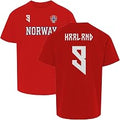 Norway Haaland 9 Inspired Soccer Jersey Style Youth Unisex Unisex