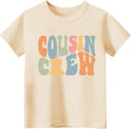 Cousin Crew Shirt for Toddler Boys Girls Cousin Matching Outfits T-Shirt Summer Beach Vacation Tees 2-7Years